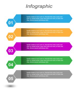 Modern Tasarım Şablonu, bilgi grafikleri ve web düzeni için pankartlar için kullanılabilir.