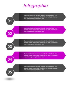 Modern Tasarım Şablonu, bilgi grafikleri ve web düzeni için pankartlar için kullanılabilir.