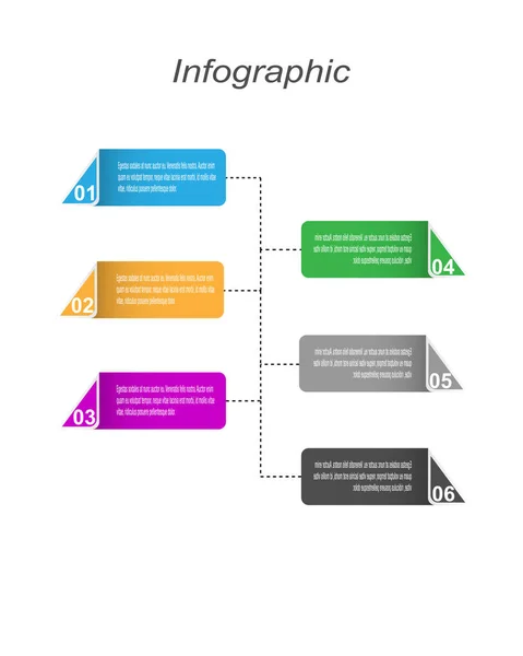 Info Grafikus Design Sablon Ötlet Hogy Rangsor Statisztika Megjelenítésére — Stock Vector