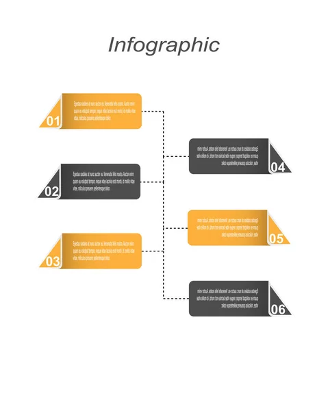 Info Grafisk Designmall Idén Att Visa Ranking Och Statistik — Stock vektor