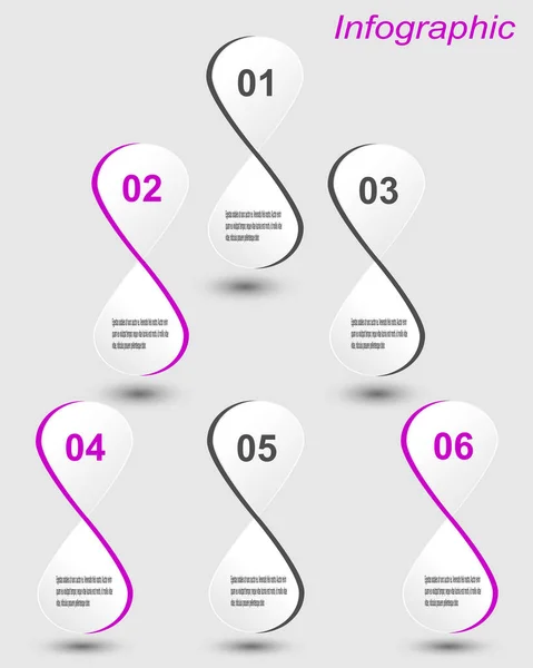 Info Grafisk Designmall Idén Att Visa Ranking Och Statistik — Stock vektor