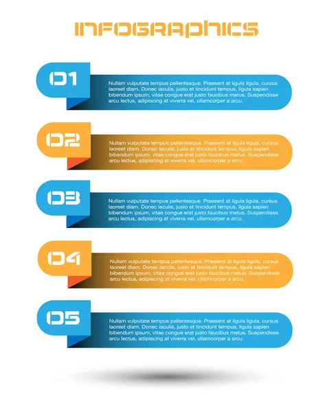 Modèle Conception Moderne Peut Être Utilisé Pour Info Graphiques Bannières — Image vectorielle