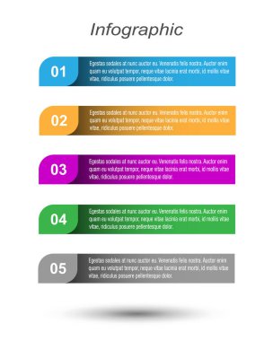 Modern Tasarım Şablonu, bilgi grafikleri ve web düzeni için pankartlar için kullanılabilir.