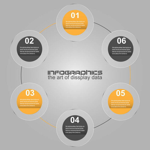Infographic design template. Idea to display information, ranking and statistics.