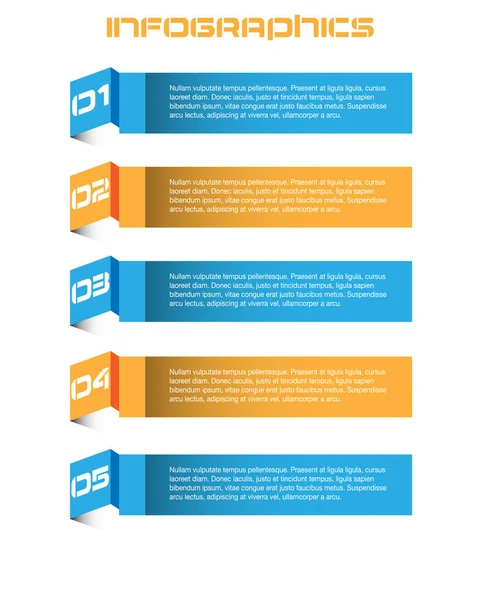 Modèle Conception Moderne Peut Être Utilisé Pour Info Graphiques Bannières — Image vectorielle