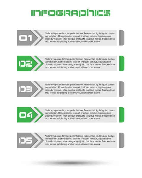 Modèle Conception Moderne Peut Être Utilisé Pour Info Graphiques Bannières — Image vectorielle