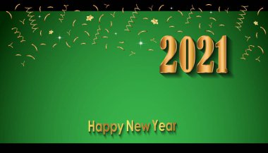 2021 Yeni Yıl Davetiyeleriniz, festival posterleriniz, tebrik kartlarınız ve kapağınız için mutlu yıllar..