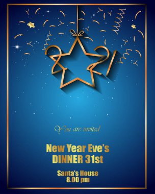 2021 Yeni Yıl Davetiyeleriniz, festival posterleriniz, tebrik kartlarınız için mutlu yıllar..