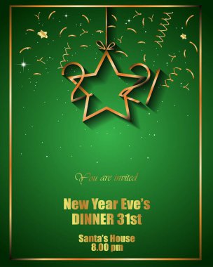 2021 Yeni Yıl Davetiyeleriniz, festival posterleriniz, tebrik kartlarınız için mutlu yıllar..