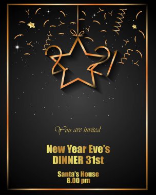 2021 Yeni Yıl Davetiyeleriniz, festival posterleriniz, tebrik kartlarınız için mutlu yıllar..