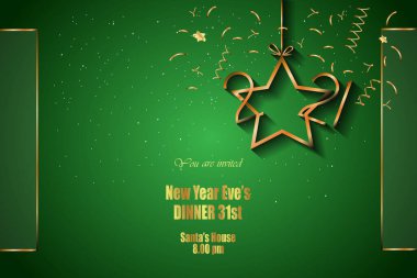 2021 Yeni Yıl Davetiyeleriniz, festival posterleriniz, tebrik kartlarınız ve kapağınız için mutlu yıllar..