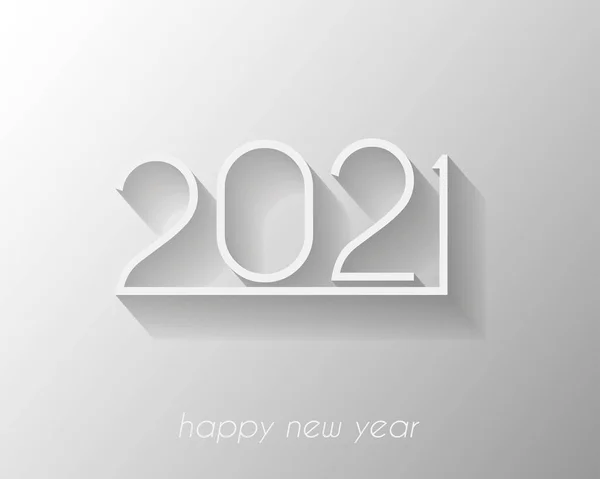 2021 Felice Anno Nuovo Sfondo — Vettoriale Stock