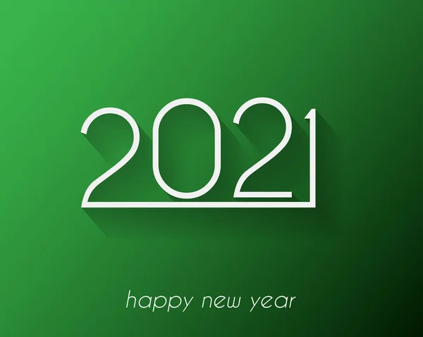 2021 Felice Anno Nuovo Sfondo — Vettoriale Stock