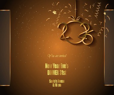 2026 Mutlu yeni yıl arkaplan afişleri mevsimlik davetiyeleriniz için festival afişleri.