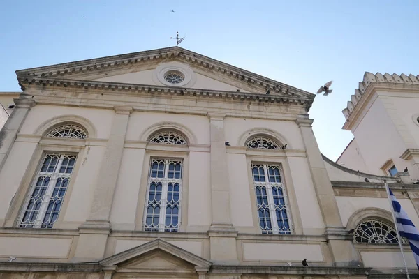 Průčelí Radnice Města Korfu Ostrově Korfu Řecko — Stock fotografie