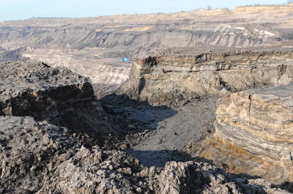 An open Strip Coal mine for energy supplyment. Massive nature destroyment.