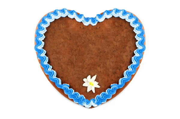 Süs ler ve kopya spa ile Oktoberfest Gingerbread kalp çerez