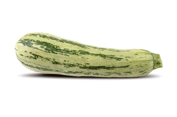 Zucchini Isolerad Över Vit Bakgrund — Stockfoto