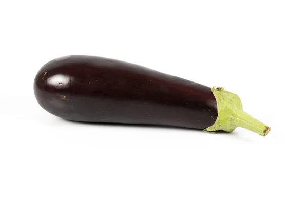 Eggplant Isolerad Över Vit Bakgrund — Stockfoto