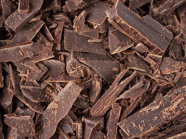 Ansicht Von Oben Nahaufnahme Von Gemahlener Schokolade — Stockfoto