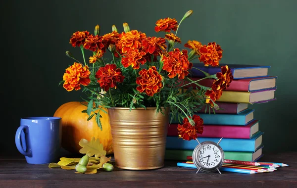 Tillbaka Till Skolan Första September Kunskap Dag Lärarens Dag Stilleben — Stockfoto