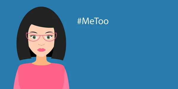 Hashtag Too Женское Движение Против Сексуального Насилия Домогательств Векторная Плоская — стоковый вектор