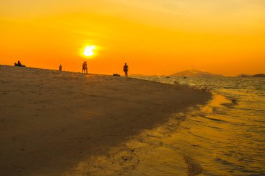 Tropicana 'da okyanusta gün doğumu plajı 