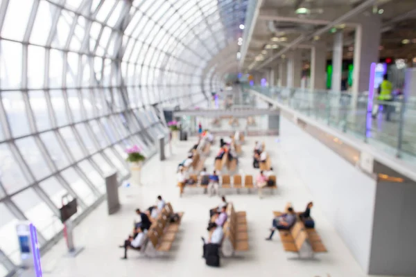 Assento Passageiro Terminal Edifício Aeroporto Voo Doméstico Localizado Bangkok Tailândia — Fotografia de Stock