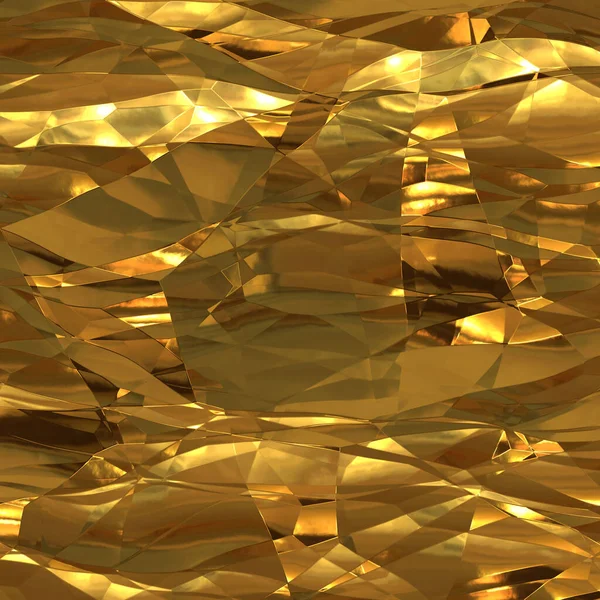 Close up picture of gold foil