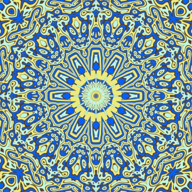 Soyut süslemeli desen