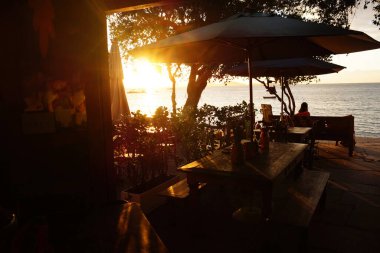 Porto da Barra 'da gün batımı, Buzios, Brezilya