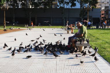  İnsanlar Buenos Aires 'teki 