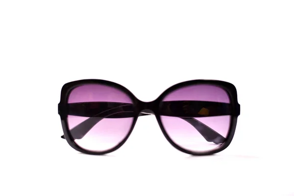 Frauen Modische Sonnenbrille Auf Weißem Hintergrund — Stockfoto
