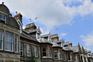 Londra, İngiltere'de Gürcü stil Teras Evler.