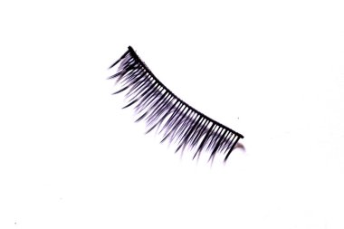Beyaz arka plan üzerinde izole yanlış eyelashes