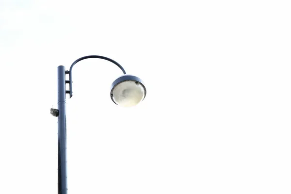Detail Pouliční Světla Proti Bílým Pozadím — Stock fotografie