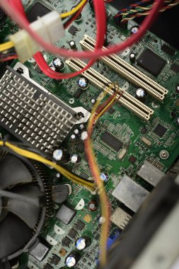 Elektronik devre kartı anakart bir PC masaüstü CPU olarak bilinen.