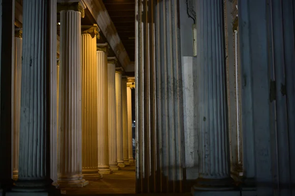 Oszlop Oszlopsor Greco Római Építészet — Stock Fotó