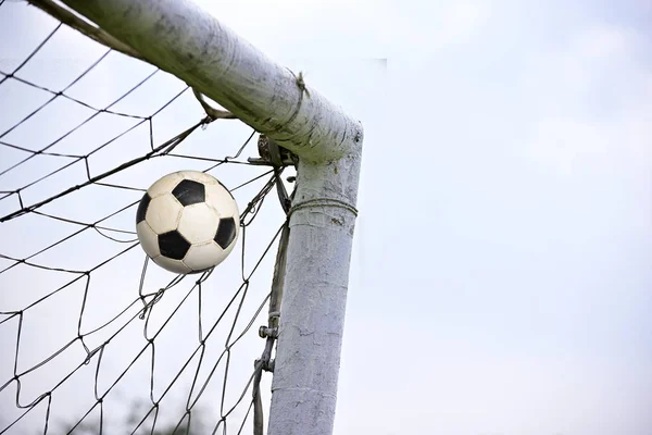 Scoring a goal, soccer ball tend to enter soccer goal