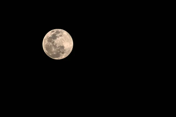 Lua Cheia Céu Noturno — Fotografia de Stock