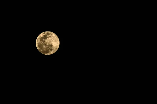 Lua Cheia Céu Noturno — Fotografia de Stock