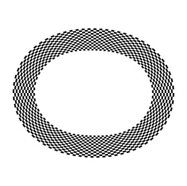 Tasarım elemanları. Halka daire zarif çerçeve kenarı. Soyut Dairesel logo elementi siyah beyaz arka planda izole edildi. Yaratıcı sanat. Yeni ürün tanıtımı için vektör illüstrasyon EPS 10 dijital