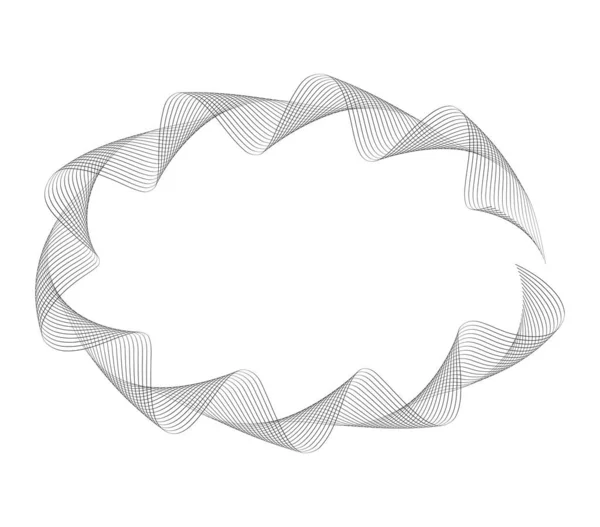 Στοιχεία Σχεδιασμού Κύκλος Δαχτυλίδι Κομψό Πλαίσιο Όριο Περίληψη Κυκλικό Λογότυπο — Διανυσματικό Αρχείο