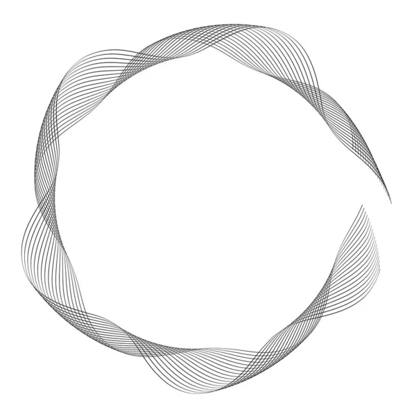 Elementos Design Círculo Anel Borda Quadro Elegante Abstrato Elemento Logotipo — Vetor de Stock