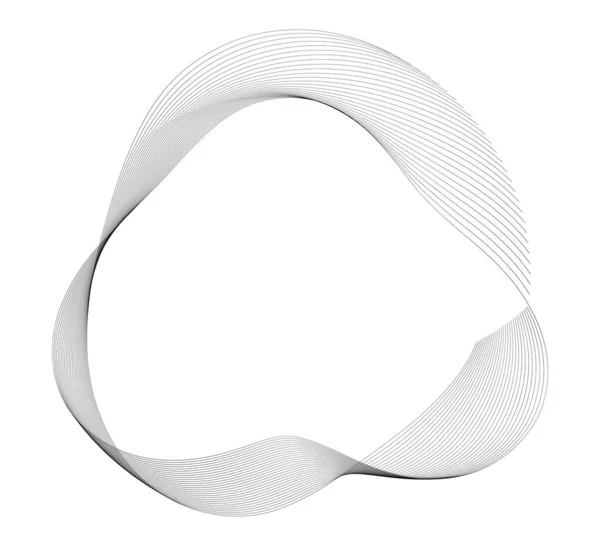 Designelement Ringen Cirkel Elegant Ram Gräns Abstrakt Cirkulär Logotyp Element — Stock vektor