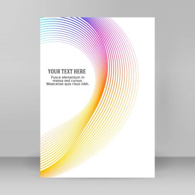 Tasarım elemanı kıvrımlı keskin köşeler birçok çizgi sallıyor. Beyaz arka planda soyut dikey kırık çizgiler izole edildi. Yaratıcı çizgi sanatı. Vektör illüstrasyon EPS 10. Harman Aracı kullanılarak oluşturulan renk çizgisi