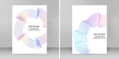 Tasarım elemanları. Halka daire zarif çerçeve kenarı. Beyaz arka plandaki soyut dairesel logo elemanı izole edildi. Yaratıcı sanat. Yeni ürün tanıtımı için vektör illüstrasyon EPS 10 dijital