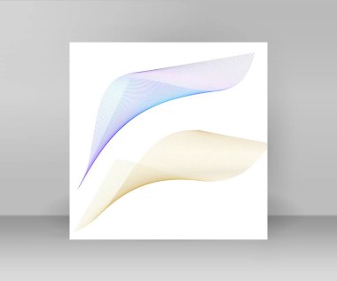 Tasarım elemanları. Bir sürü siyah çizgi dalgası daireler çiziyor. Beyaz arka planda soyut dalgalı çizgiler izole edildi. Tanıtım için Harman Aracı kullanılarak oluşturulan satırlarla EPS 10 vektör illüstrasyonu