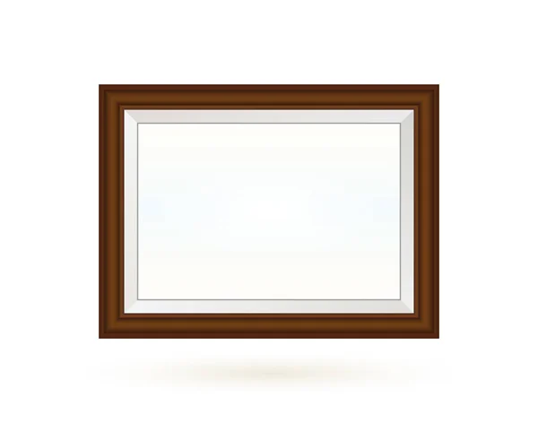 Präsentation Quadratische Bilderrahmengestaltung Mit Schatten Auf Transparentem Hintergrund Board Banner — Stockvektor