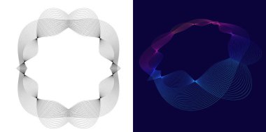 Spa, Yoga, Gevşeme, Sağlık, Web Tasarımı İçin Organik, Banner, Broşür, Paket. Çevre dostu için dairesel noktalar ve dalga çizgileri. Marka Vektörü İllüstrasyonu. Arkaplan spiralleri